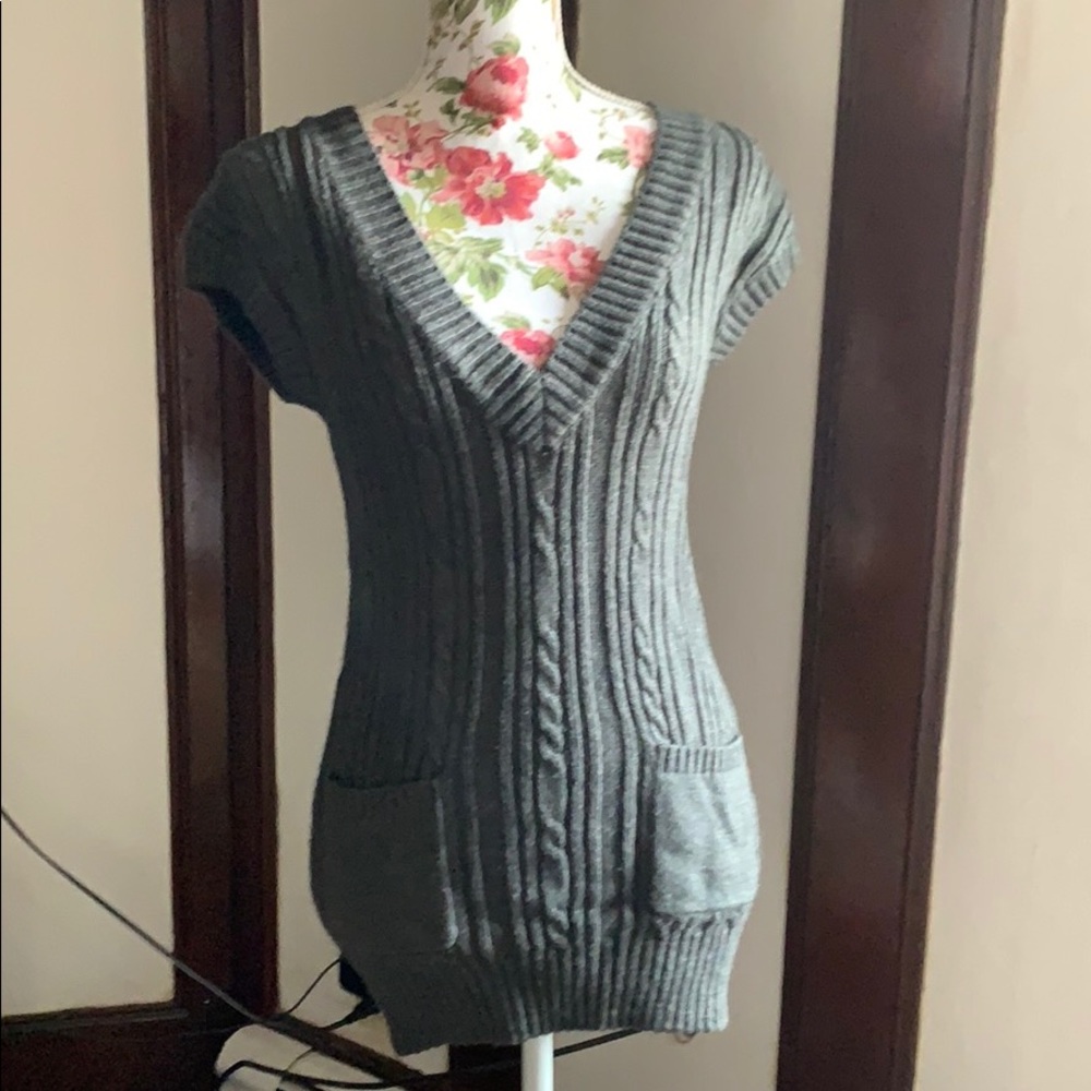 Gray sweater dress💖